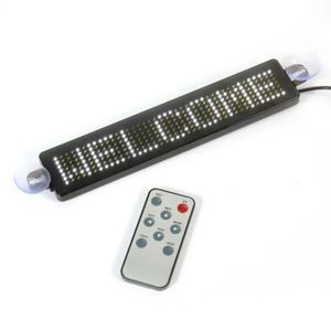 Pantalla LED programable para coche de 12V, tablero de visualización de mensajes con desplazamiento móvil, 240327