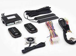 12V Auto Universal Multifunctional Alarm Remote Control CAR Keyless Entry Engine Start Alarm System Auto Push Button Starter Stop3603003