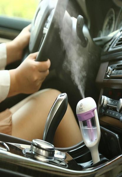 Humidificador portátil para coche, purificador de aire, pulverizador automático, niebla, accesorios interiores para lada, tipo encendedor de cigarrillos de 12V, 5894622