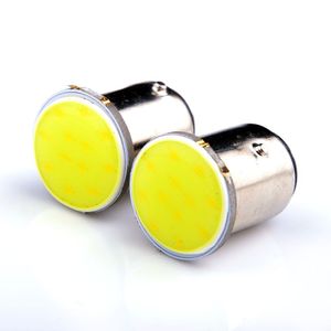 Éclairage 12V DC 1156 BA15S 1157 BAY15D 12SMD COB ampoule blanc froid voiture led tourner feu stop inverse