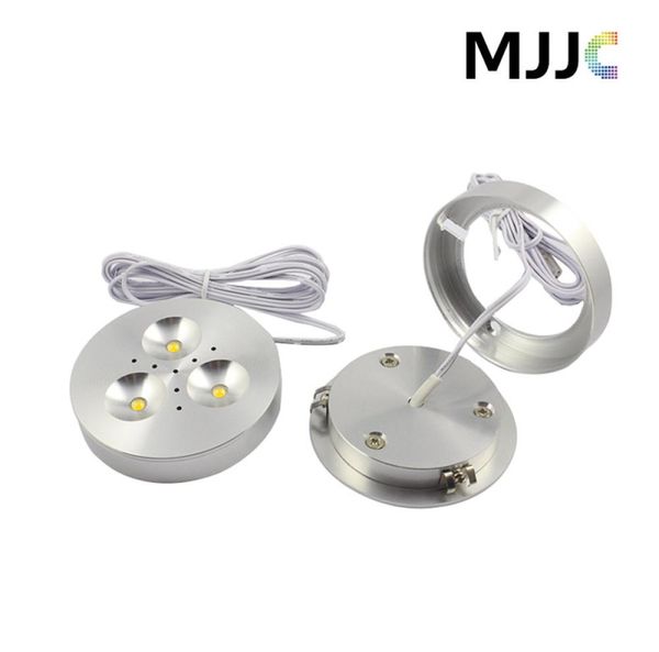 12V DC 3W Down Downlights Dimmable LED Sous Cabinet Light Puck Lights Ultra Bright Whitenatural Whitecool Whiteol White for Kitchen LIG4245772