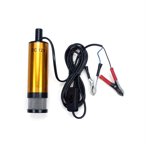 12V DC Diese combustible agua aceite coche Camping pesca bomba de transferencia sumergible 287x