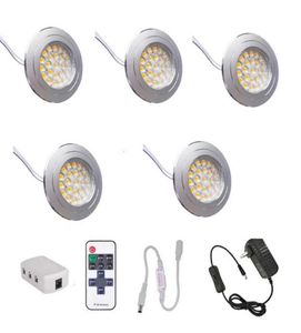 12v dimbare draadloze afstandsbediening LED onder kastverlichting 3W Puck nachtlampkits voor keukenkastmeubilair Decor5804232