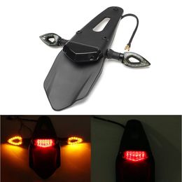 12V LED Enduro Fender Frein Feu arrière Clignotant pour moto Dirt Bike