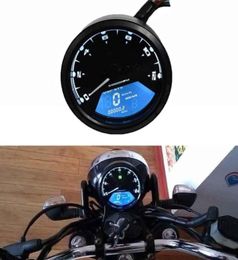 12V LED odomètre moto compteur de vitesse rétro-éclairage nuit tachymètre jauge panneau moto numérique Odometer41550331403590