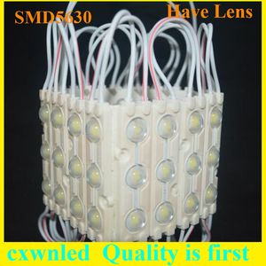 12 V LED SMD-modules 3 LED's SMD 5630 met Lens Injectie LED-modules Hoek 160 graden Waterdichte IP65 Backlight Beste voor kanaalbrieven