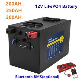 12V LiFePO4 200Ah 300Ah Batterie mit Bluetooth BMS 12V 200AH 300AH Lifepo4 Akku 200AH 300AH 12V Lithiumbatterie für Wohnmobile