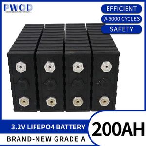 12V LIFEPO4 Batterij 200AH Hot Sales Deep Cycle Marine Batterij Oplaadbare zonnecel voor elektrische scooter Home Appliances