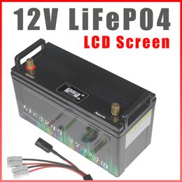 12v Lifepo4 Batterie 200AH RV Campers IP68 Batteries de chariots de golf imperméables 3000 cycles Énergie solaire hors réseau avec BMS BMS