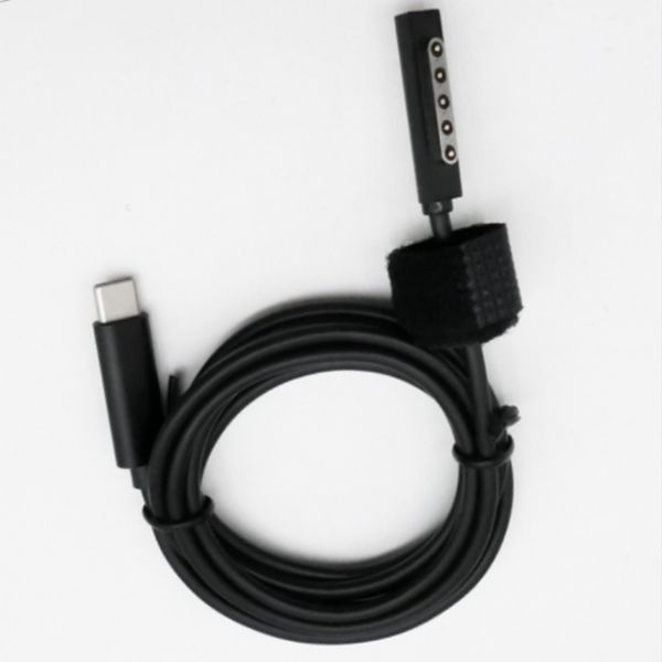 12V PD Charge USB Type C Alimentation Chargeur Adaptateur Câble de Charge Cordon pour Microsoft Surface Pro 1/2