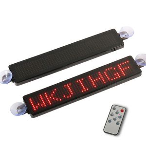 12V programmeerbare auto LED-display Teken reclame scrolling bericht voertuig taxi LEDs raamborden afstandsbediening met zuigen dis285z