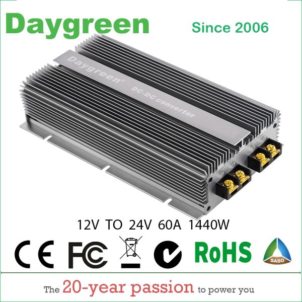 12V à 24V 19V 3A 5A 8A 10A 15A 20A Step Up Boost DC DC Converter Tension Regulator 28V Charger pour le plomb-acide DayGreen CE Rohs