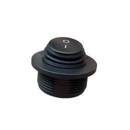 Panneau à bascule rond à bascule à bascule 12V étanche SPST Marine à 2 broches sur l'interrupteur OFF pour voiture de voiture RV RV 12V / 20A