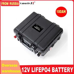 12V100AH Lifepo4 batterie batterie externe 200AH 12.8V batterie avec BMS RV bateau moteur solaire onduleur de secours batterie