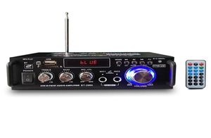 12V220V BT298A 2CH Écran LCD Numérique HIFI Audio Stéréo Amplificateur de puissance Bluetoothcompatible Radio FM Voiture avec télécommande 29225872