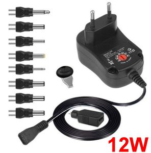 12W omgekeerde polariteit AC -adapter voor Casio toetsenbordpiano's DC 6V 7.5V 9V 12V 0,5A 1A Gitaarpedaaleffecten Voedingsvoorzieningsomzetters