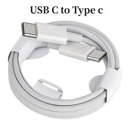 Cable de carga rápida tipo c a tipo c USB C PD 1M 2M 6FT Cables para Samsung Galaxy S20 S22 S23 Note 20 Xiaomi Huawei Htc lg teléfono Android