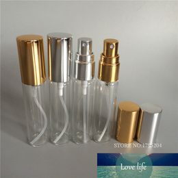 12x 10 ml Refilleerbare lege transparante verpakkingsfles kristal gesneden glazen parfumsprayflessen met aluminium verstuiver verstuiver
