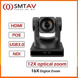 Camera PTZ POE 12X / 20X Zoom PTZ POE 1080p avec USB 3.0 Sorties Caméra de streaming en direct pour les événements de la conférence de diffusion