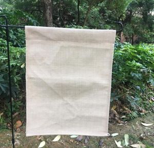 Bandera de jardín en blanco de 12x16, pancarta de jardín de lino y poliéster para sublimación, decoración de patio liso, bandera para exteriores 6891650