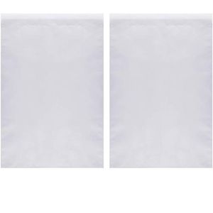 12x18 Dubbelzijdig 3 lagen, DIY Yard White Plain Lege Tuin Vlaggen, Sublimatie 30x45cm 100D Polyester