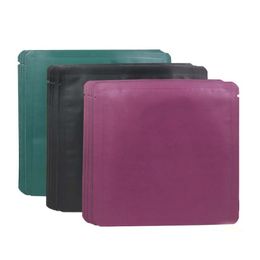 12x18cm / 14x14cm Wijn rood groen zwart warmte afsluitbaar aluminiumfolie platte zak open top pakket tas vacuüm pouch lx3751