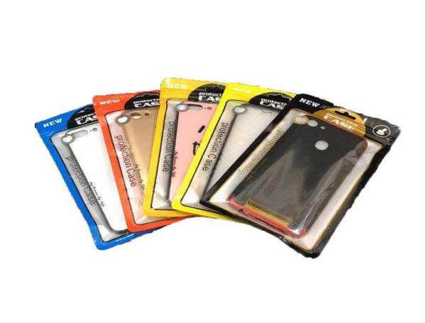 Sac d'événement de boîtier de téléphone portable de verrouillage à fermeture éclair à fermeture éclair à fermeture éclair à glissière en plastique 12x21cm avec trou de suspension pour Samsung Huawei Cover Shell Packaging Retail2069986