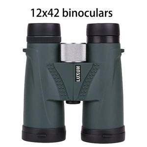 12x42 High Definition High Power Professionele Verrekijker Met BAK4 Prisma, MC Groene Coating Levensduur Waterdichte Telescoop Voor Outdoor Reizen Jagen Kamperen