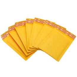13 * 13cm Kraft Bubble Envelopes Papier Verpakkingen Pegded Mailers Pakket Bubbels Envelop Courier Opbergtas