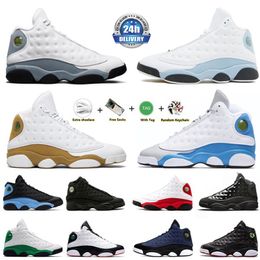 13 13s Basketbalschoenen heren Blauw Grijs Playoffs Black Cat DMP Red Flint Bred Italy Blue Wheat Wolf Grey University Blue Court Paars Heren Trainers Sportsneakers