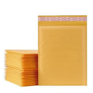 13 * 21cm Kraft Bubble Envelopes Papier Verpakkingen Pegded Mailers Pakket Bubbles Envelop Courier Opbergtas