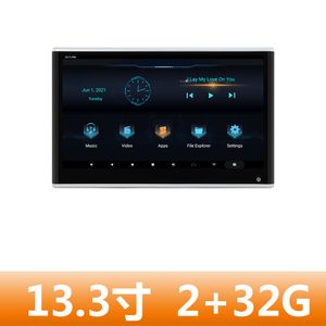 13,3 pouces voiture Android Externe Moniteur d'écran de projection sans fil pour la voiture Divertissement arrière avec sortie HDMI