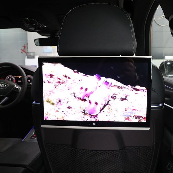 Moniteur arrière de la voiture de voiture 13,3 pouces pour Audi Q7 Q8 Android 12.0 4k Player vidéo WiFi Bluetooth USB AirPlay Tablet Touch Screens