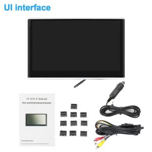 13,3 pouces Car TV TV Moniteur Android 11.0 4 + 64G Touch Tablet Multimedia Movie Player Support Headset / HDMI IN + Out / Miroring