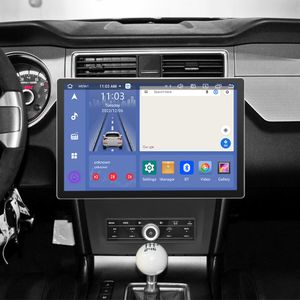 13.3 pouces 2din Autoradio dvd de voiture pour Ford Mustang 2009-2014 Android Radio Navigation GPS stéréo voiture lecteur multimédia Carplay