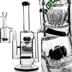 13.4inchs Percolator Water Pijpen Hookahs Glazen Bong Recycler Dab Rigs Ash Catcher Big Glass Rig met 14 mm gewricht