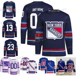 13 Alexis Lafreniere New York''rangers'' hockeyshirts Barclay Goodrow 41 Jaroslav Halak 24 Kaapo Kakko 88 Patrick Kane Ryan Lindgren Mikkola custom Heren dames jeugd