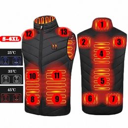 Chaleco calefactor USB de 13 áreas para hombre y mujer, chaqueta calefactora para hombre, chaleco calefactor táctico, chaqueta calefactora Bodywr Veste r366 #