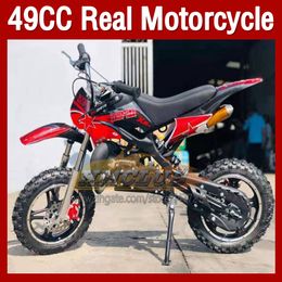 13 kleuren 49cc echte Superbike mini atv off-road mountain biken kleine motorfiets 2-takt voertuig heuvel strand sport scooter volwassen kind vuil fietsjongen meisje verjaardagscadeaus