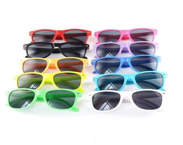 13 couleurs enfants lunettes de soleil enfants plage fournitures UV lunettes de protection filles garçons parasols lunettes accessoires de mode9986751