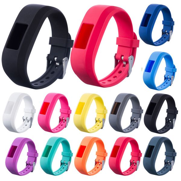 13 Couleurs Bracelet De Montre De Silicone De Sport Bracelet De Bande Pour Garmin VivoFit Jr Junior Montre Bracelet De Montre Correas de reloj