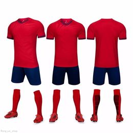 13 Mode 11 Team Lege Jerseys Sets, Custom, Training Soccer draagt ​​korte mouw met korte broek 0226