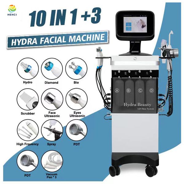 Approbation CE 13 EN 1 Jet d'oxygène Peeling à l'eau Aqua Hydra Dermabrasion Machine / Équipement de salon de beauté pour le visage Hydra Wonder spa