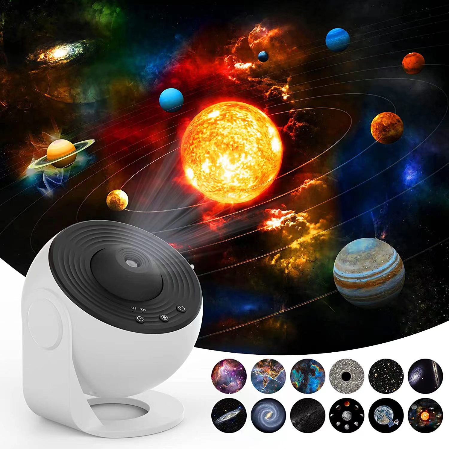 13 in 1 Starry Sky Galaxy Projector LED Night Light Planetarium Space Star Lamp For Kids Gift Bedroom Games Room Decoration