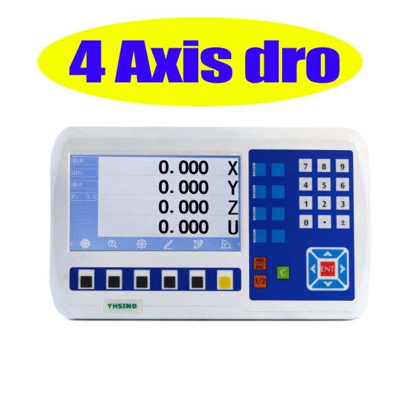 13 langue 2 3 4 5 axe YH800 Big LCD DRO DRO Digital Systems Display Kit pour Lathe Mill CNC Machines YH800-3V YH800-4V