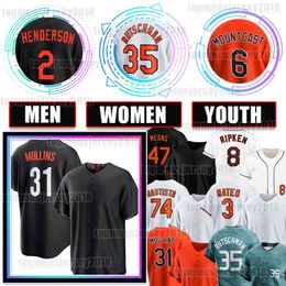 8 Cal Ripken Jr. Jersey 35 Adley Rutschman Honkbal Jorge Mateo Orioles City Connect 2 Gunnar Henderson Ryan Mountcastle John Means Cole Irvin Cionel Perez Austin Hays