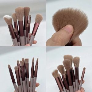 13 stuks make-up kwasten set oogschaduw foundation dames cosmetische borstel oogschaduw blozen schoonheid zachte make-up gereedschap tas