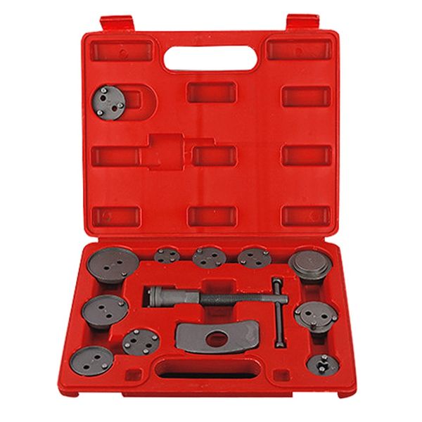 Freeshipping 13 Pcs Universal Auto Car Precision Disc Brake Caliper Wind Back Tool Kit Pad Pompe De Frein Piston De Frein Kit D'outils De Réparation De Voiture