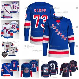 73 Matt Rempe Artemi Panarin RangerS Maillots de la série Stadium 2024 Chris Kreider Mika Zibanejad Jacob Trouba Igor Shesterkin Vincent Trocheck Lafrenière Adam Fox