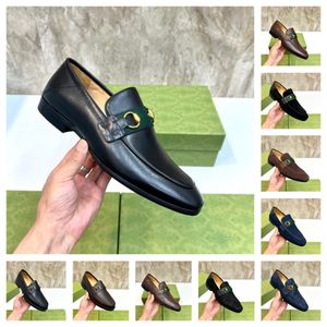 13 STYLE Chaussures habillées de mariage pour hommes Mocassins décontractés pour hommes Nouvelle grande taille 46 Chaussures à pois paresseux Mocassins brodés Chaussures en cuir suédé Zapatos Taille 38-45